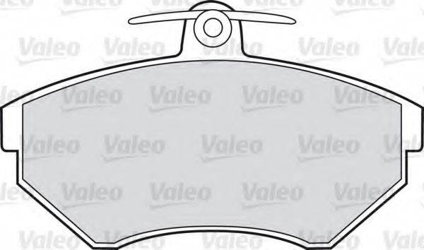 VALEO 598330 Комплект гальмівних колодок, дискове гальмо