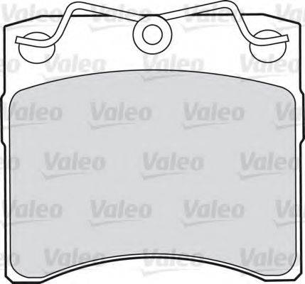 VALEO 598048 Комплект гальмівних колодок, дискове гальмо