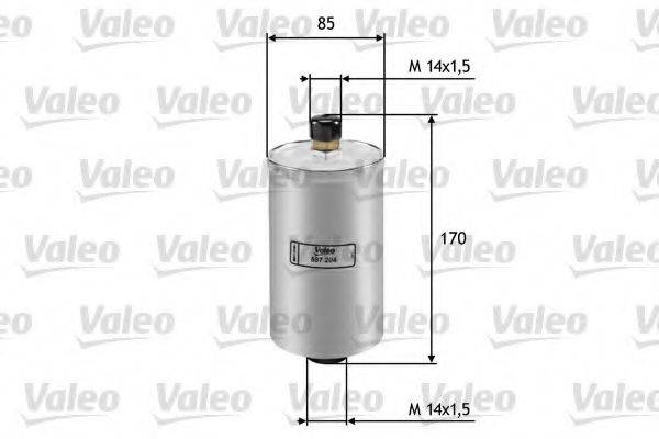 VALEO 587204 Топливный фильтр