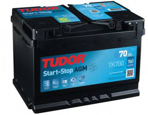 TUDOR TK700 Стартерна акумуляторна батарея; Стартерна акумуляторна батарея