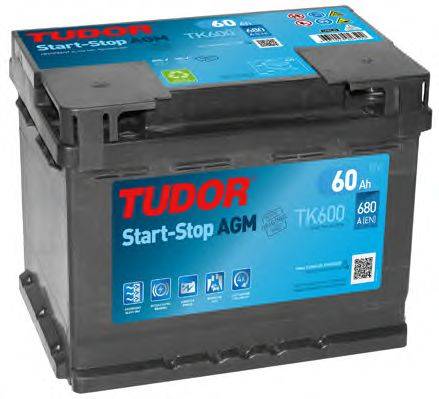 TUDOR TK600 Стартерна акумуляторна батарея; Стартерна акумуляторна батарея
