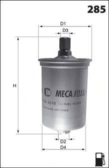 MECAFILTER ELE3570 Топливный фильтр