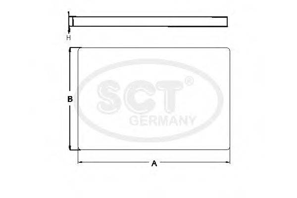 SCT GERMANY SA1106 Фильтр салона