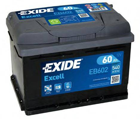 EXIDE EB602 Стартерна акумуляторна батарея; Стартерна акумуляторна батарея