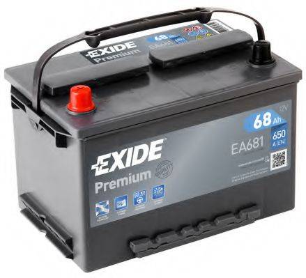 EXIDE EA681 Аккумулятор автомобильный (АКБ)