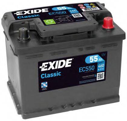 EXIDE EC550 Стартерна акумуляторна батарея; Стартерна акумуляторна батарея