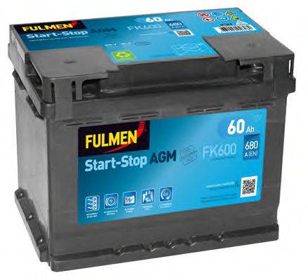 Стартерна акумуляторна батарея; Стартерна акумуляторна батарея FULMEN FK600
