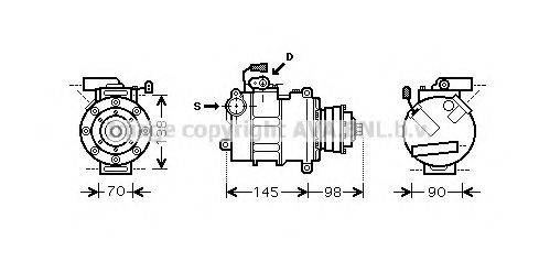 AVA QUALITY COOLING AIK288 Компрессор кондиционера