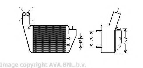 AVA QUALITY COOLING VW4222 Интеркулер