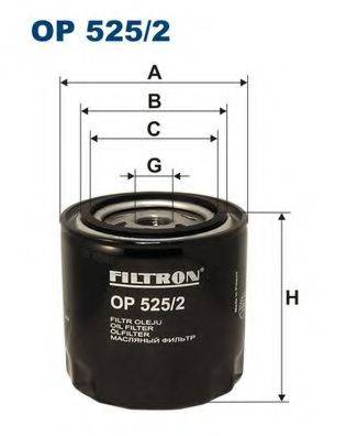 FILTRON OP5252 Фильтр масляный ДВС 