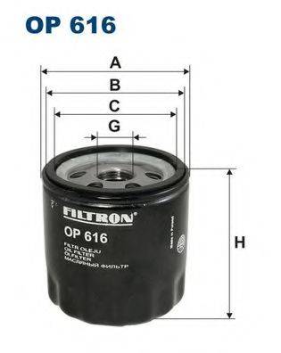 Масляний фільтр FILTRON OP616