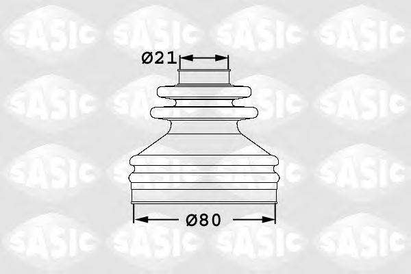 SASIC 1906029 Комплект пыльника ШРУСа