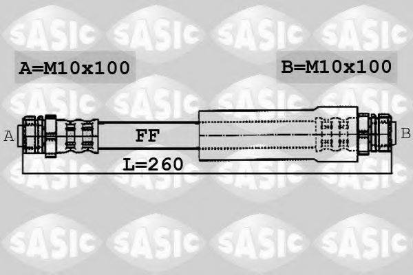 SASIC 6606009 Тормозной шланг