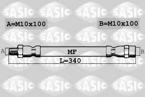 SASIC SBH6380 Тормозной шланг