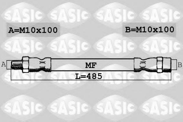 SASIC SBH6383 Гальмівний шланг
