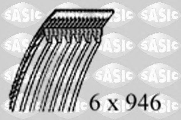 SASIC 1770073 Поликлиновой ремень
