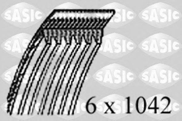 SASIC 1770081 Поликлиновой ремень