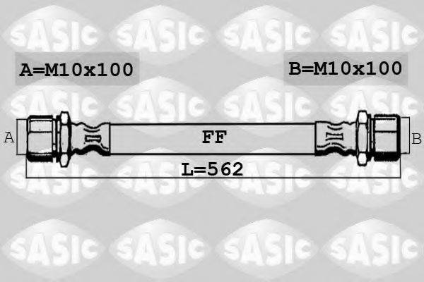 SASIC 6606203 Тормозной шланг