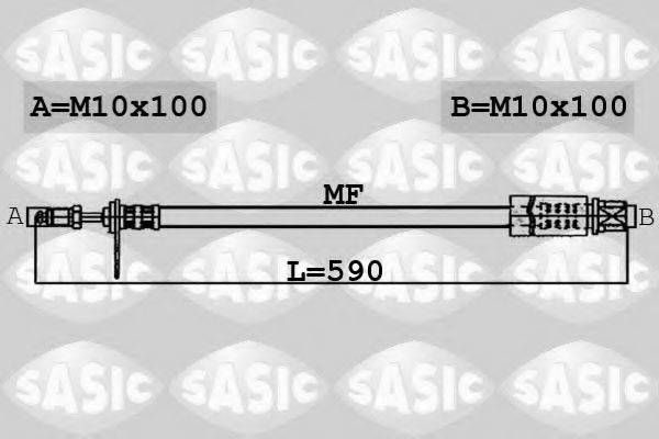 Тормозной шланг SASIC 6606148