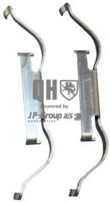 Комплектующие, колодки дискового тормоза JP GROUP 1163650919