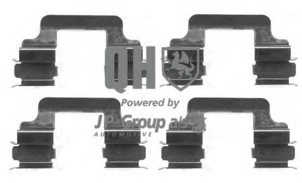 Комплектующие, колодки дискового тормоза JP GROUP 1163750119