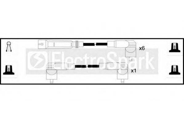 STANDARD OEK435 Комплект проводов зажигания