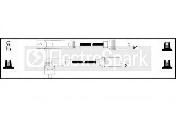 STANDARD OEK667 Комплект дротів запалення