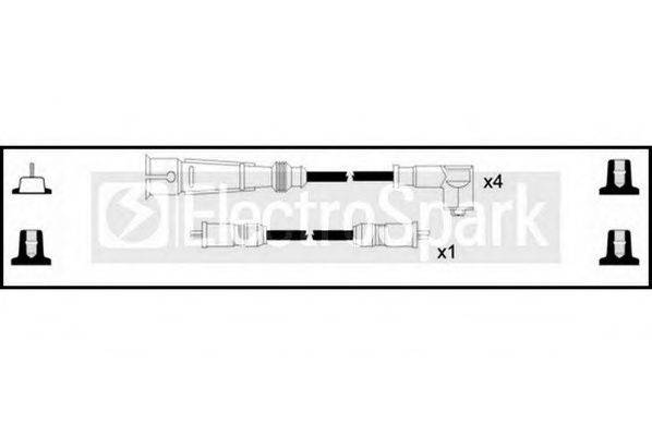 STANDARD OEK151 Комплект проводов зажигания