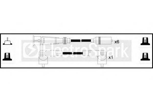 Комплект проводов зажигания STANDARD OEK556