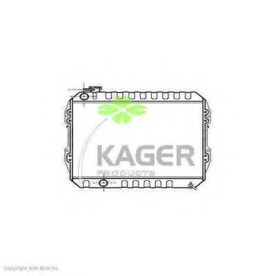 KAGER 311187 Радиатор охлаждения двигателя