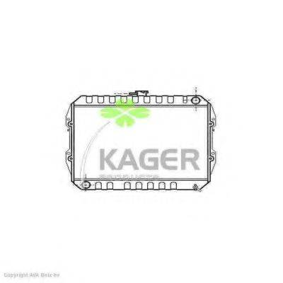 KAGER 311188 Радиатор охлаждения двигателя