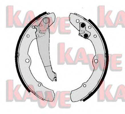 KAWE 00150 Тормозные колодки барабанные