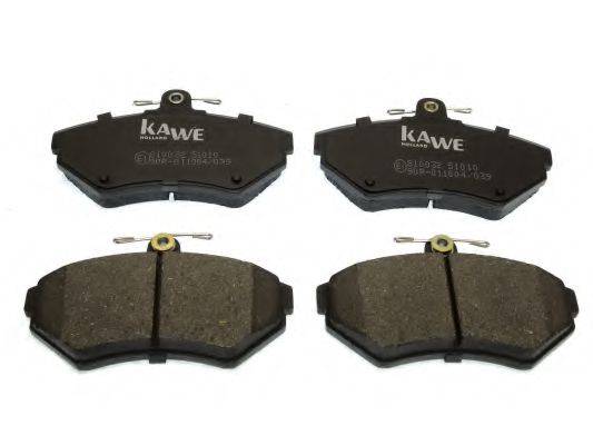 KAWE 810032 Комплект гальмівних колодок, дискове гальмо