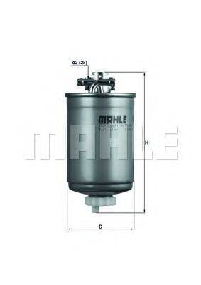 Топливный фильтр MAHLE ORIGINAL KL 77