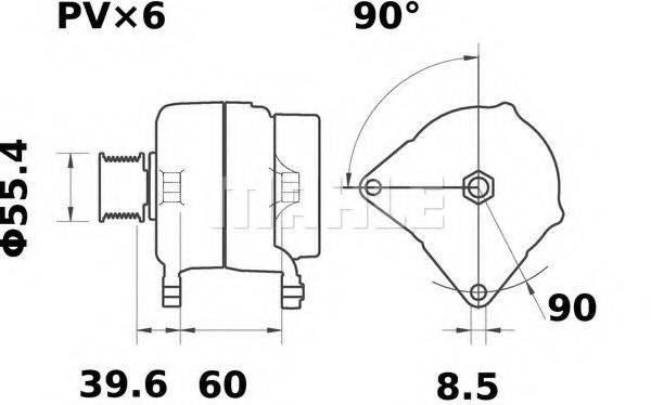 MAHLE ORIGINAL MG 576