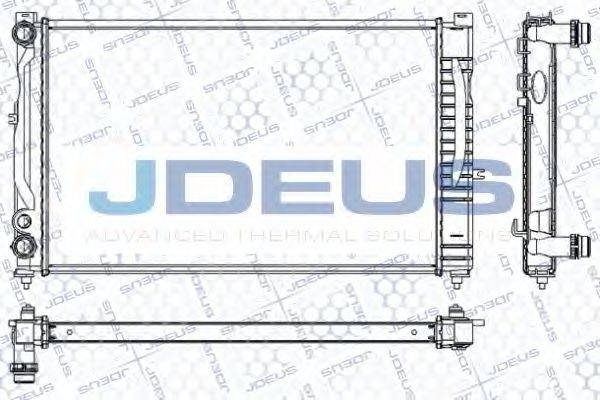 Радиатор охлаждения двигателя JDEUS RA0010160