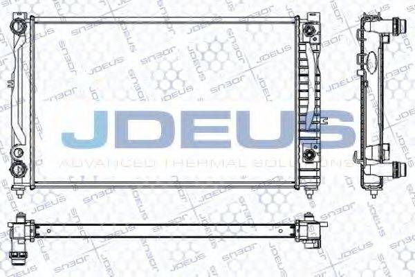 JDEUS RA0010170 Радиатор охлаждения двигателя
