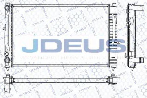 Радиатор охлаждения двигателя JDEUS RA0010180
