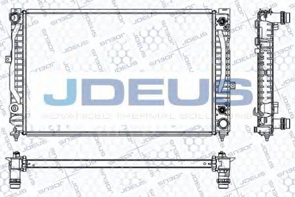 JDEUS RA0010220 Радиатор охлаждения двигателя