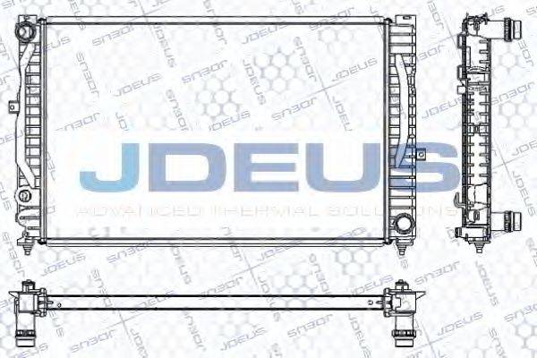 JDEUS RA0010230 Радиатор охлаждения двигателя