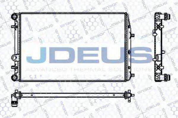 JDEUS RA0250110 Радиатор охлаждения двигателя