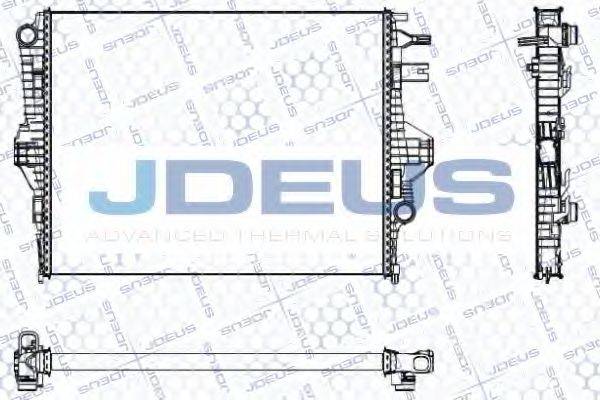 Радиатор охлаждения двигателя JDEUS 030M56