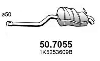 ASSO 507055 Глушитель выхлопных газов конечный
