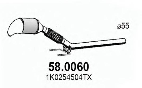 Конвертор- катализатор ASSO 58.0060