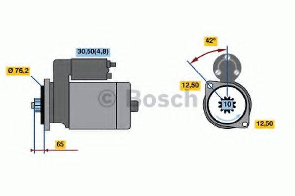 Стартер BOSCH 0 001 125 605