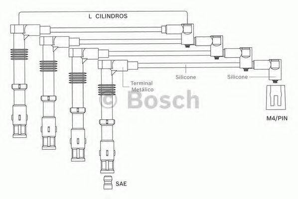 BOSCH 9295080053 Комплект проводов зажигания