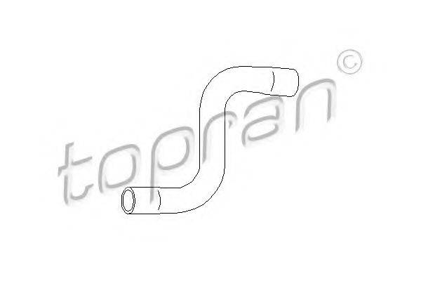 Шланг радиатора TOPRAN 102 996