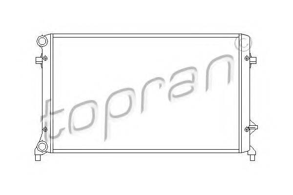 TOPRAN 112223 Радиатор охлаждения двигателя