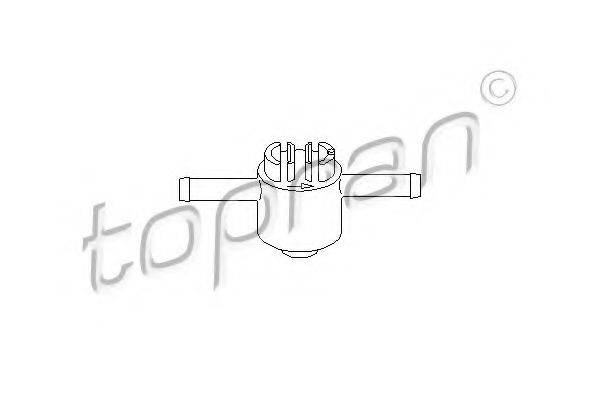 TOPRAN 102730 Клапан, паливний фільтр