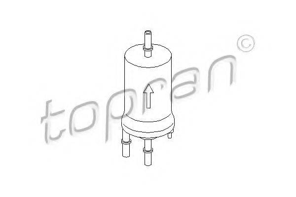 TOPRAN 110898 Топливный фильтр